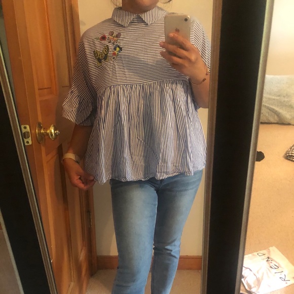 Maternity blouse - Picture 2 of 2